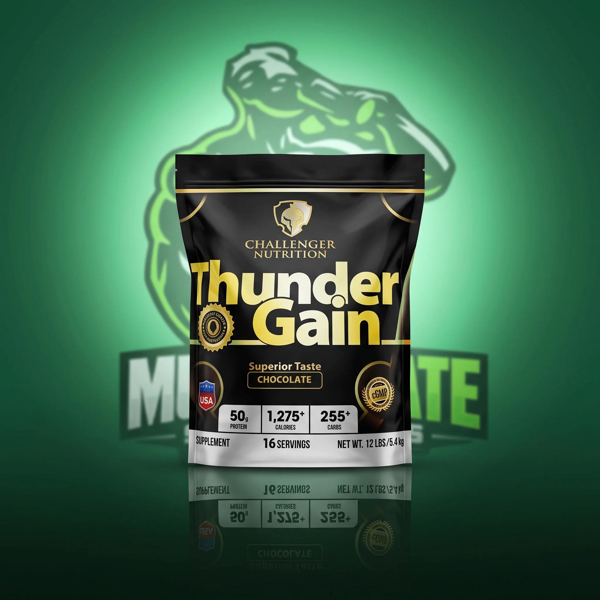 Challenger Nutrition Thunder Gain — تشالنجر نيوترشن ثاندر جين (زيادة وزن)